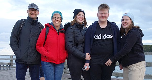 Auf der Seebrücke Binz (Herbsturlaub 2021) Foto